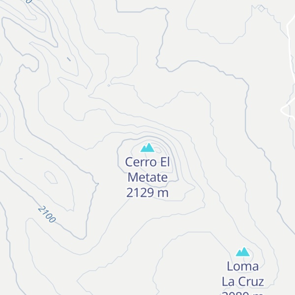 Map of Cerro El Metate