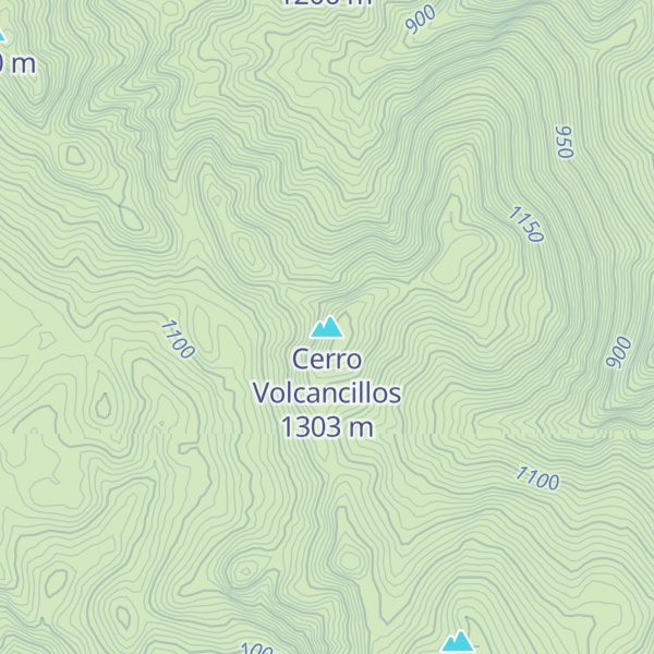 Map of Cerro Volcancillos