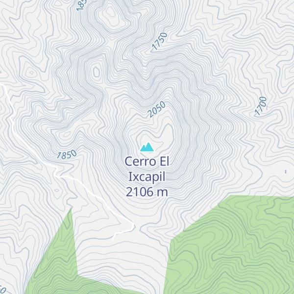 Map of Cerro El Ixcapil