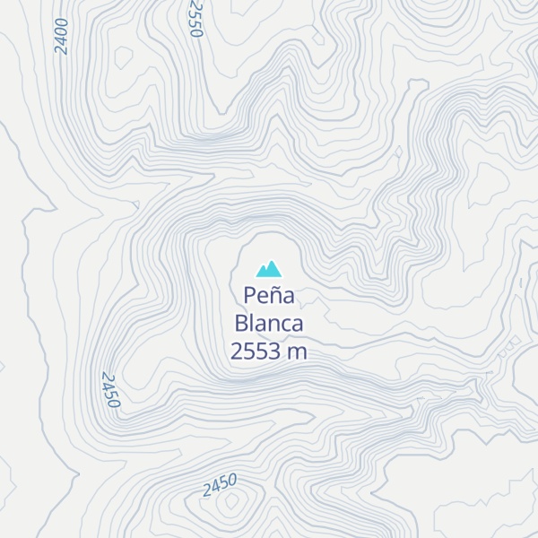 Map of Peña Blanca