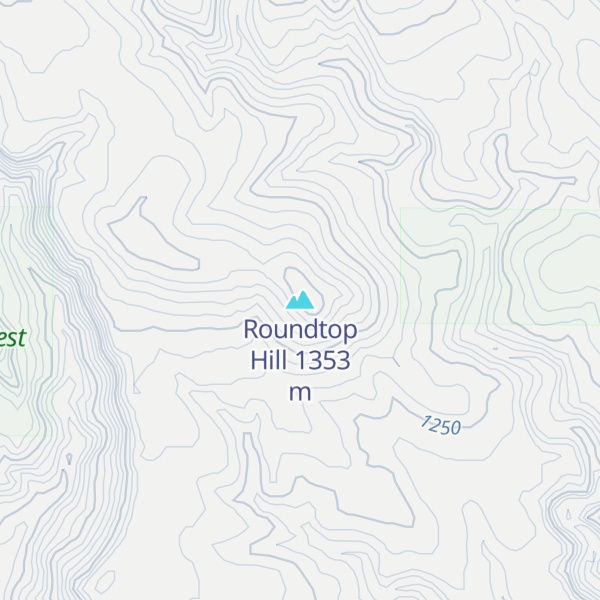 Map of Roundtop Hill