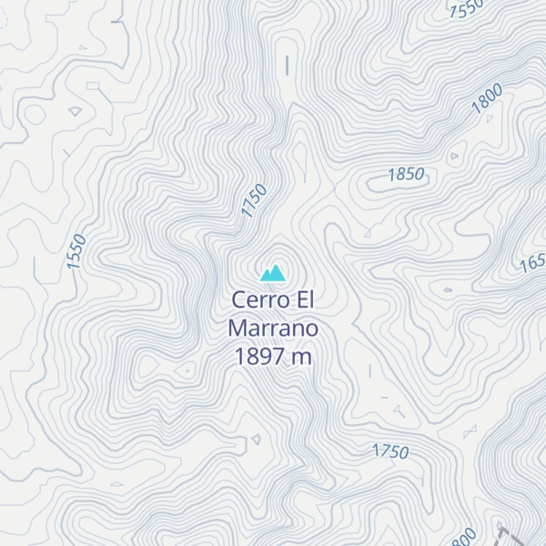 Map of Cerro El Marrano