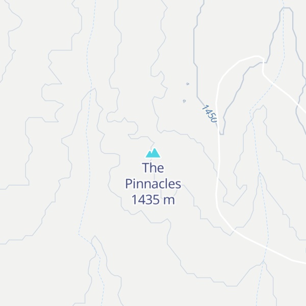 Map of The Pinnacles