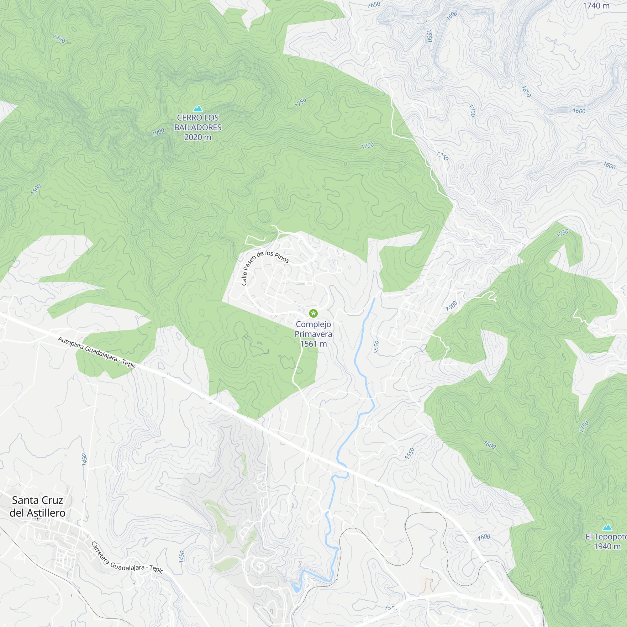 Complejo Primavera  map
