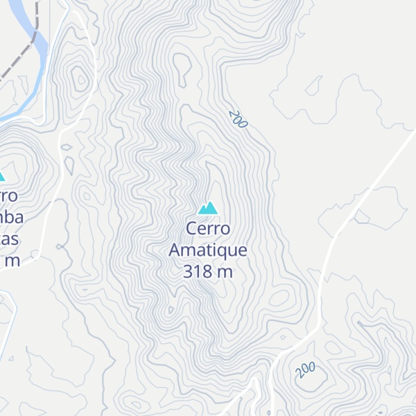 Map of Cerro Amatique