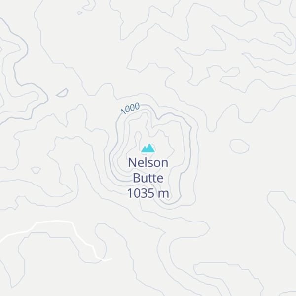 Map of Nelson Butte