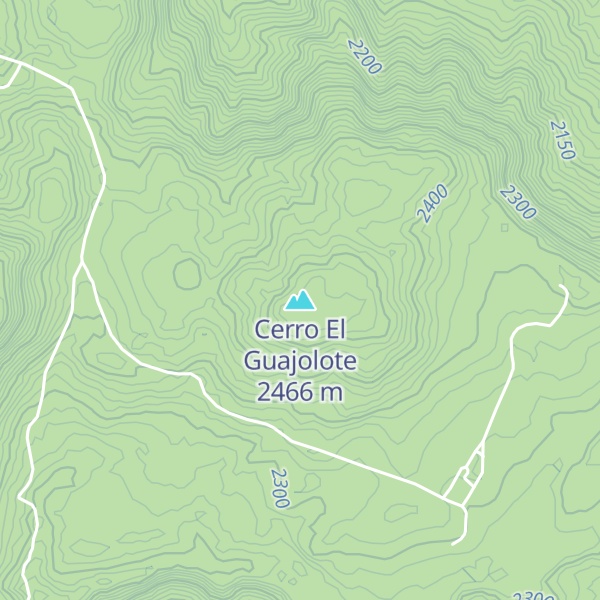 Map of Cerro El Guajolote