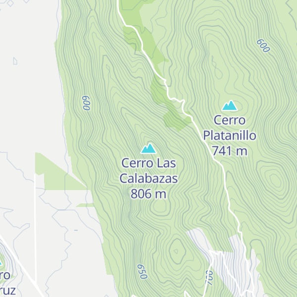 Map of Cerro Las Calabazas