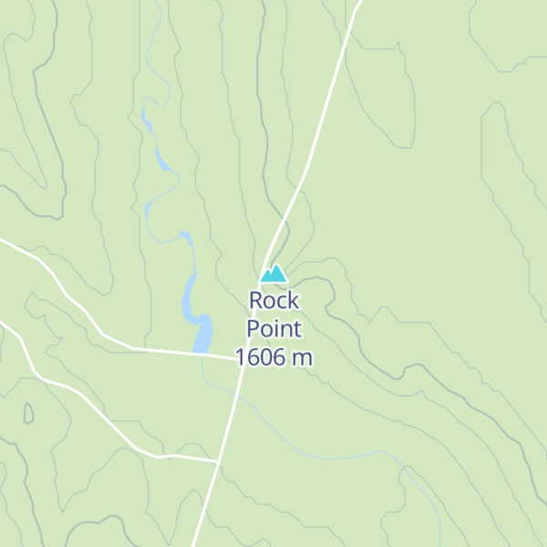 Map of Rock Point