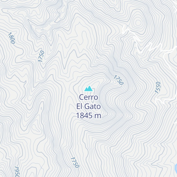 Map of Cerro El Gato