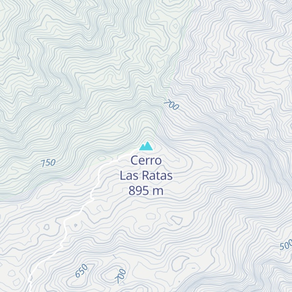 Map of Cerro Las Ratas