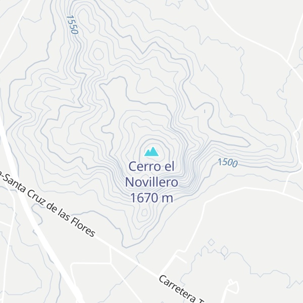 Map of Cerro el Novillero