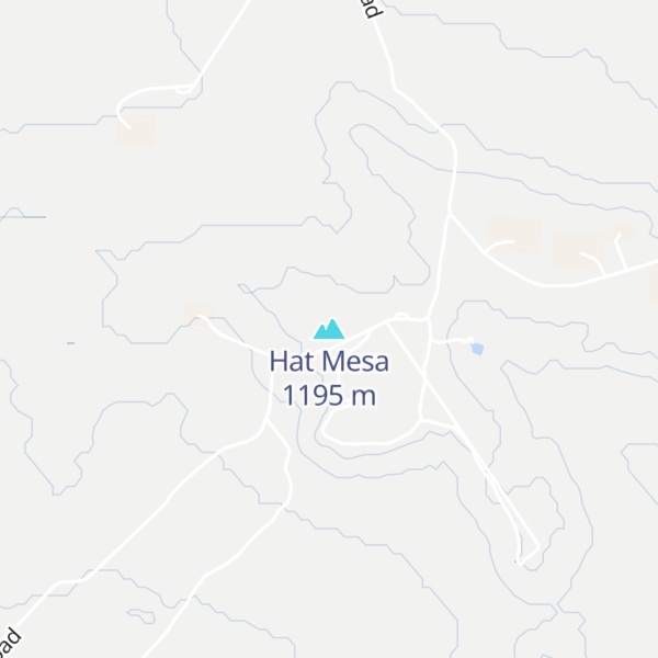 Map of Hat Mesa