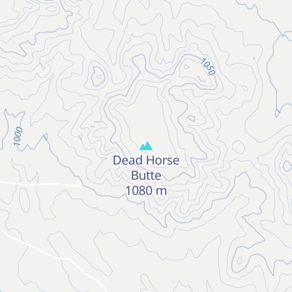Map of Dead Horse Butte