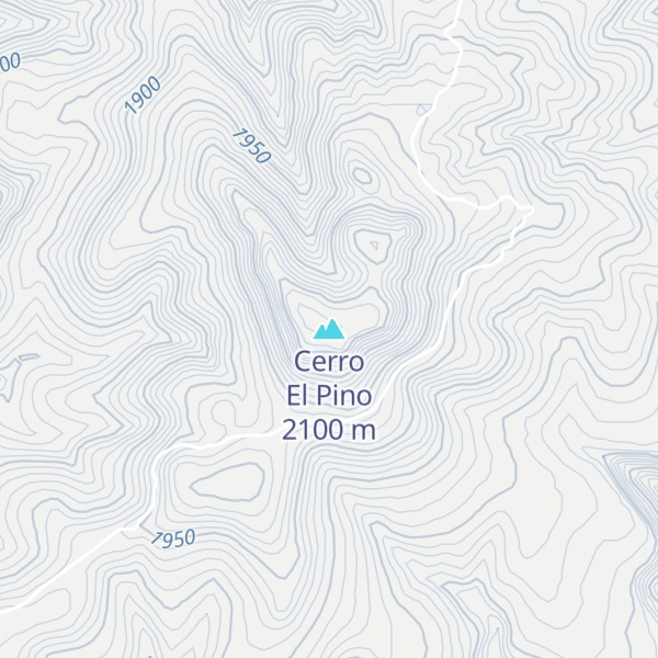 Map of Cerro El Pino