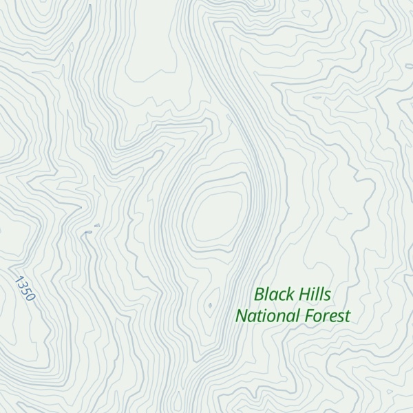 Map of Horse Trap Mountain