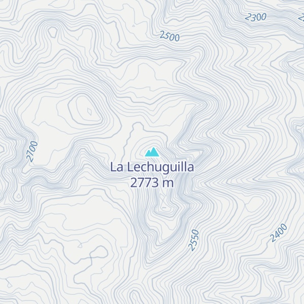 Map of La Lechuguilla