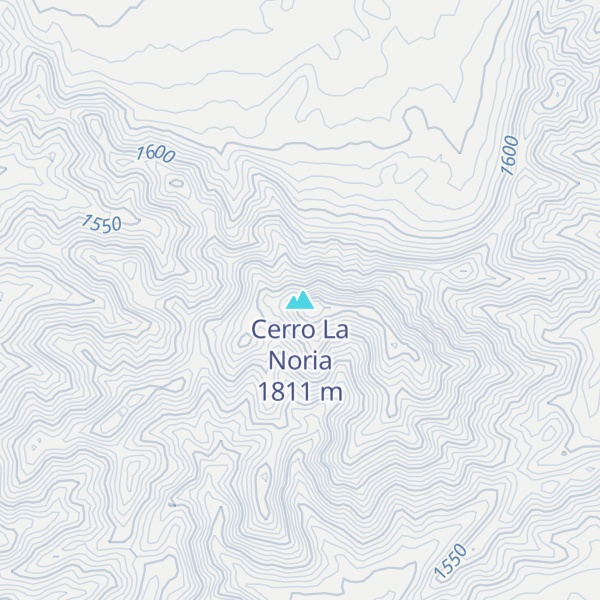 Map of Cerro La Noria