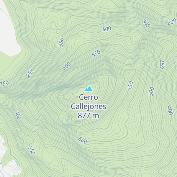Map of Cerro Callejones