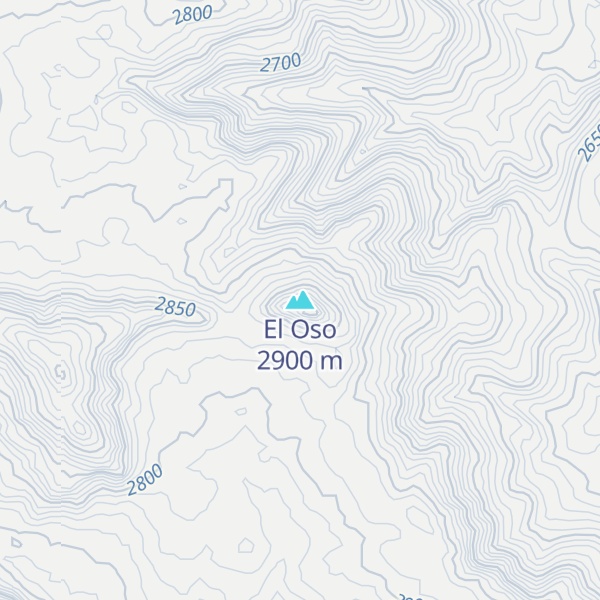 Map of El Oso