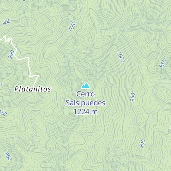 Map of Cerro Salsipuedes