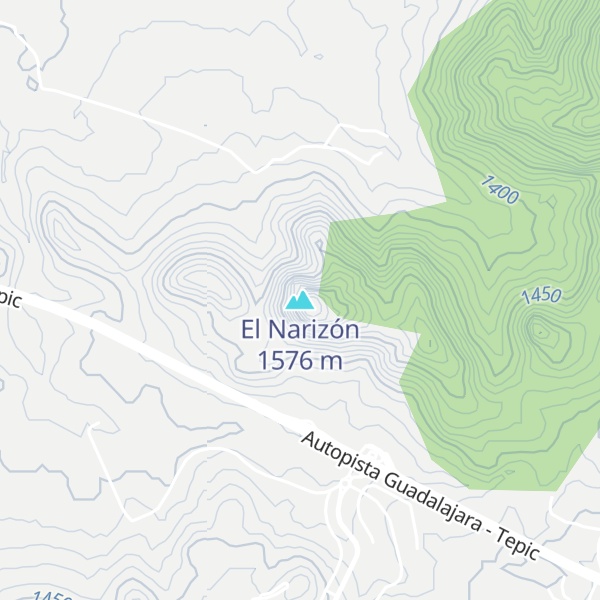 Map of El Narizón