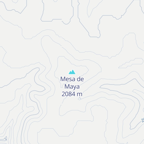 Map of Mesa de Maya