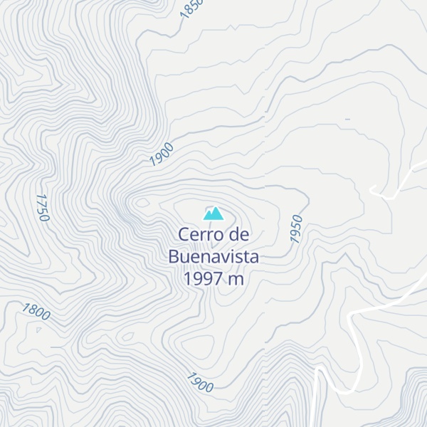 Map of Cerro de Buenavista