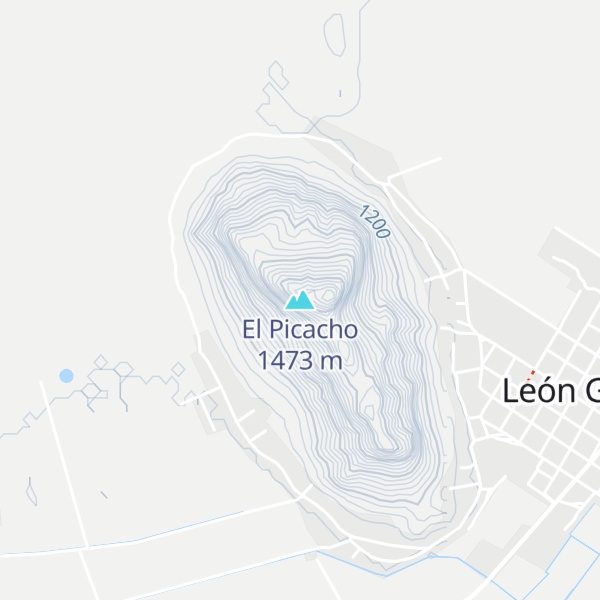Map of El Picacho