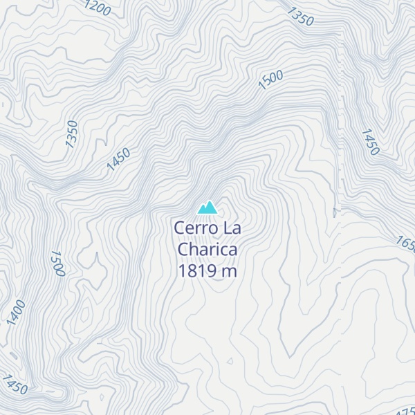 Map of Cerro La Charica