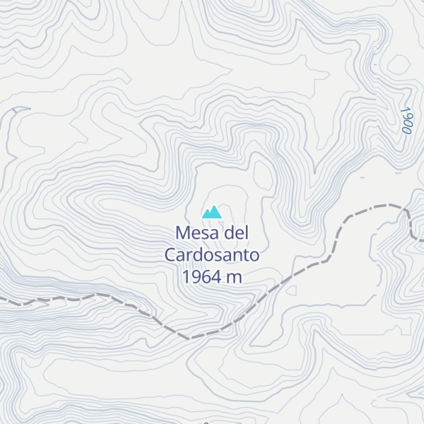 Map of Mesa del Cardosanto