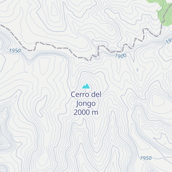 Map of Cerro del Jongo