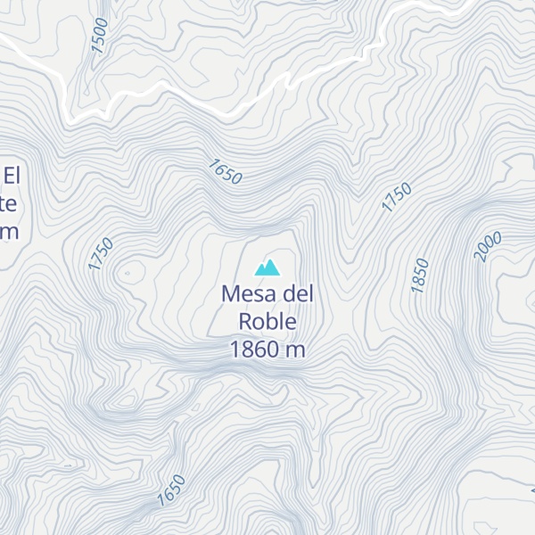 Map of Mesa del Roble