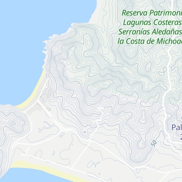 Map of Cerro Peña Blanca