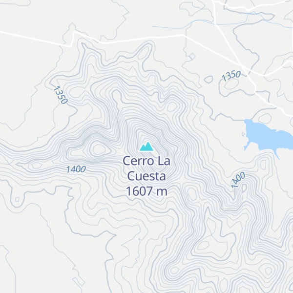 Map of Cerro La Cuesta