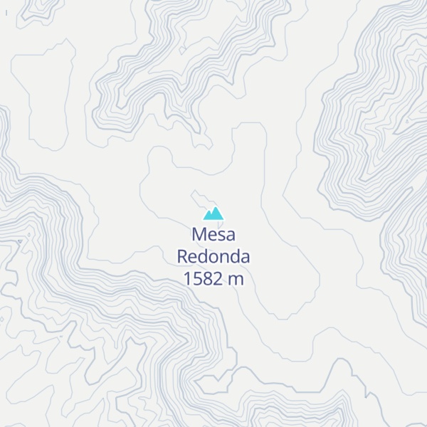Map of Mesa Redonda