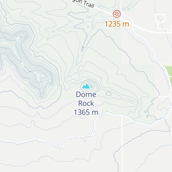 Map of Dome Rock