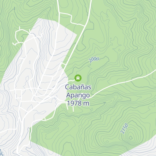 Map of Cabañas Apango