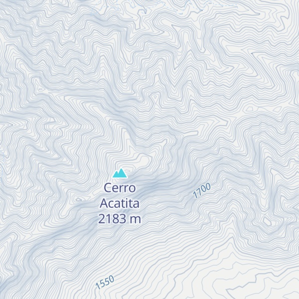 Map of Cerro Dinamita