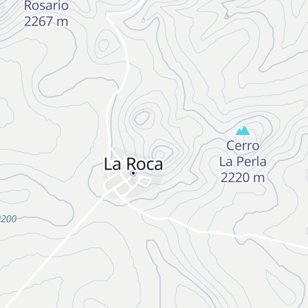 Map of Cerro La Soledad