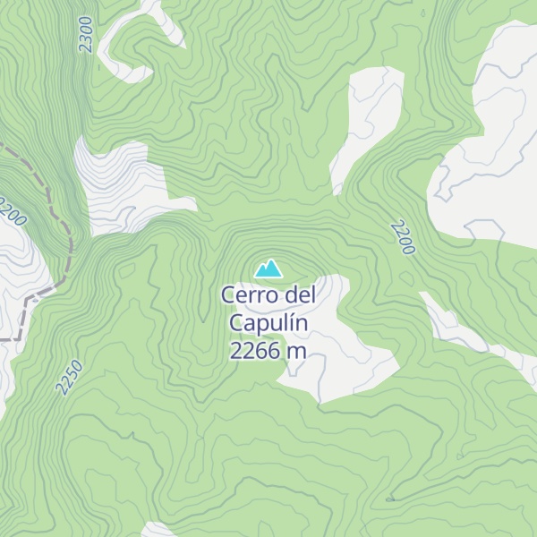 Map of Cerro del Capulín
