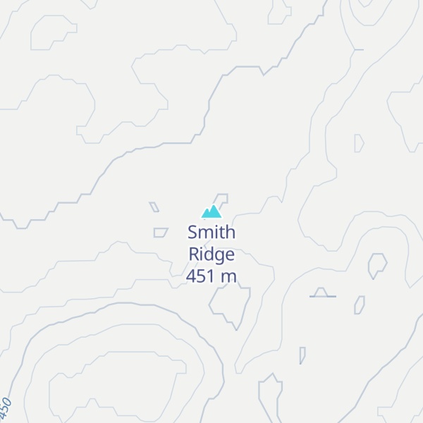 Map of Smith Ridge