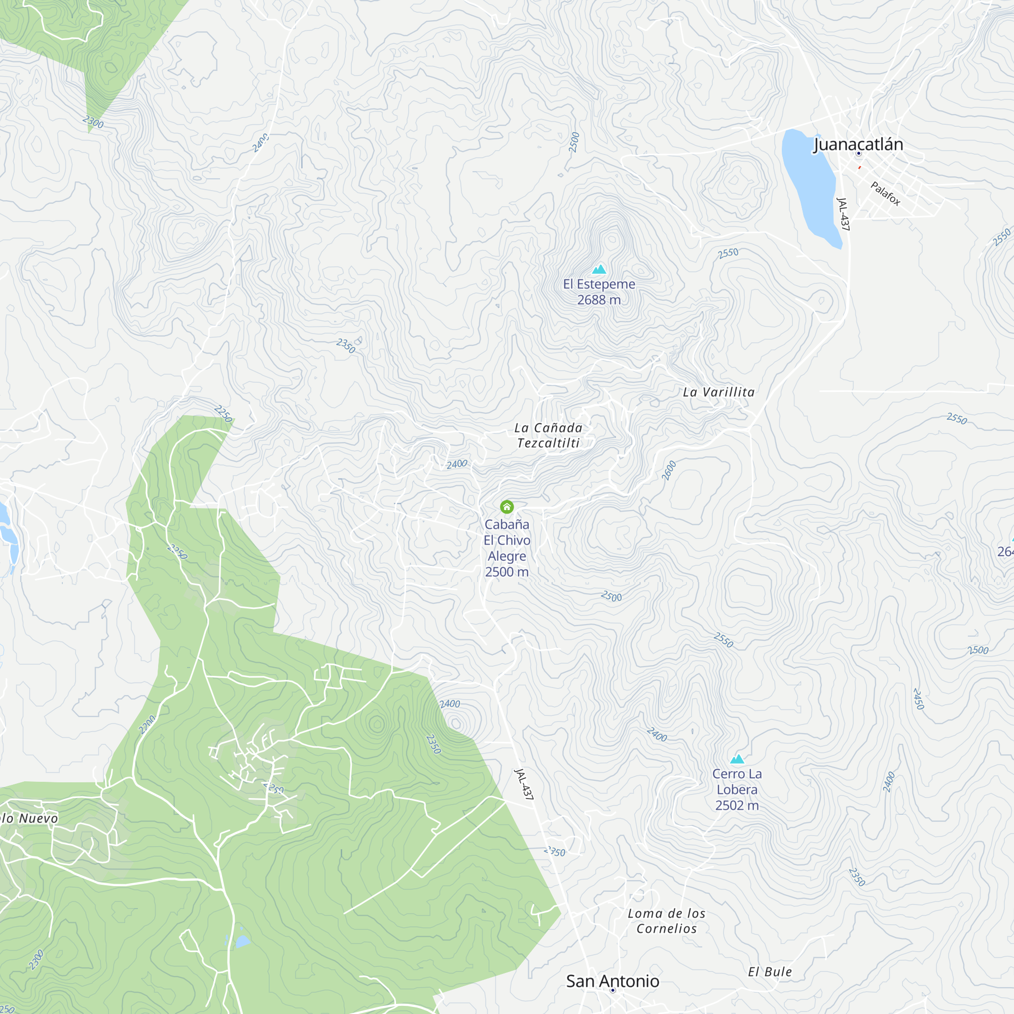 Cabaña El Chivo Alegre map
