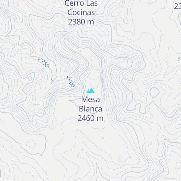 Map of Mesa Blanca