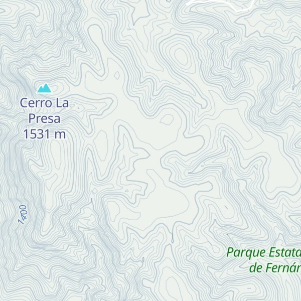 Map of Mesa Grande