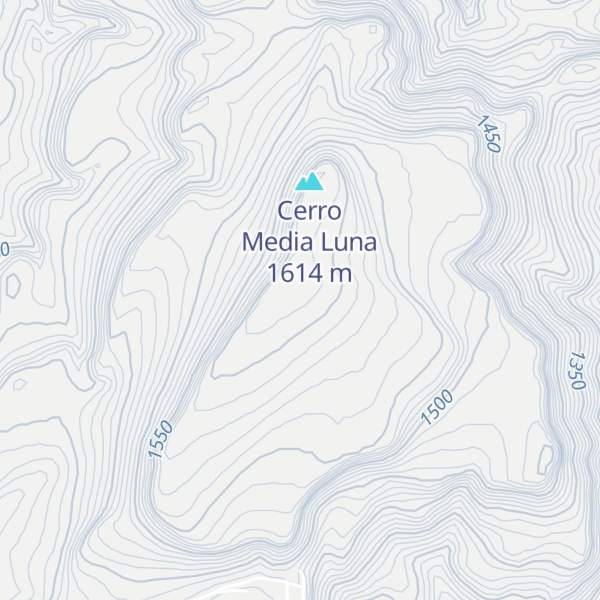 Map of Mesa Las Cruces
