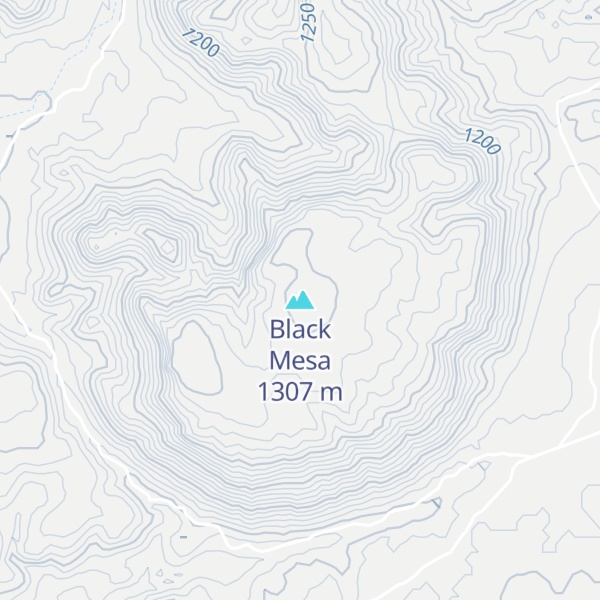 Map of Black Mesa