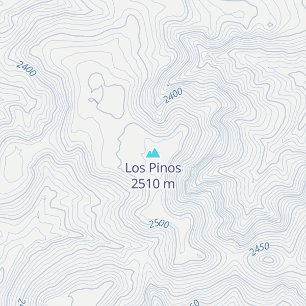 Map of Los Pinos