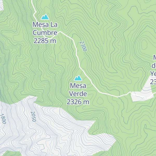 Map of Mesa Verde