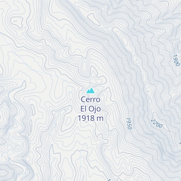 Map of Cerro El Ojo